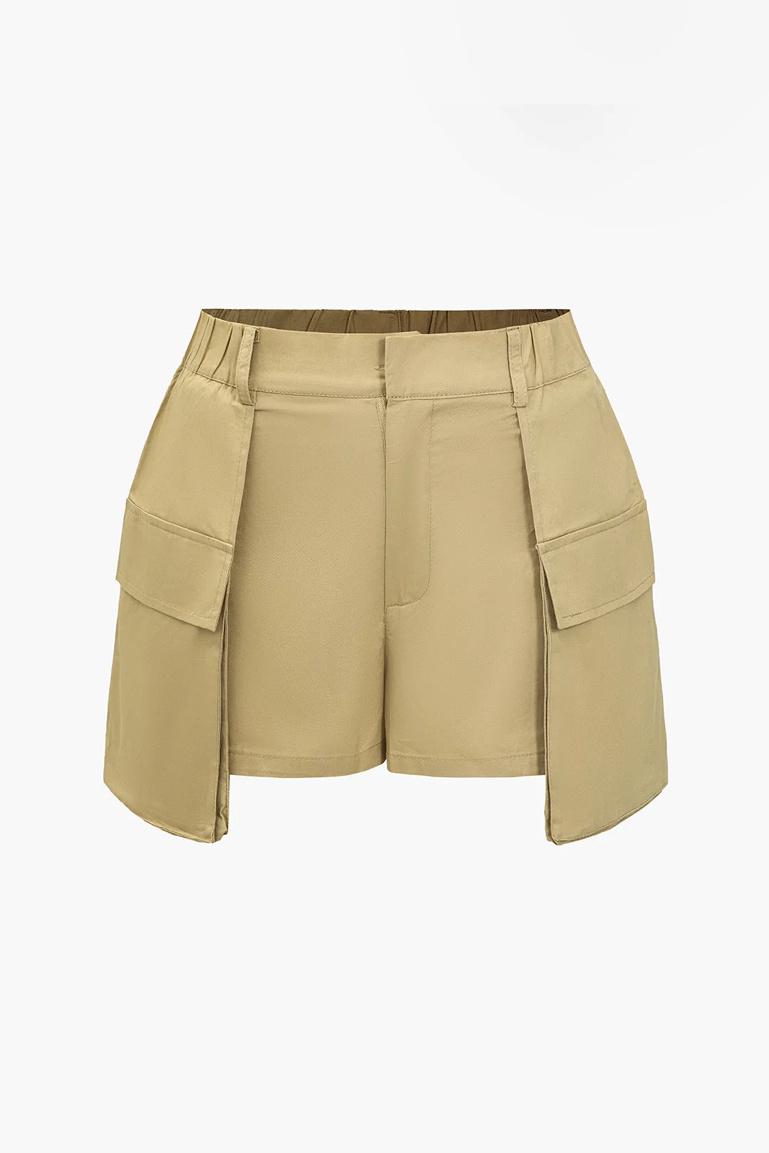 Solid klaffelomme shorts sold by Micas