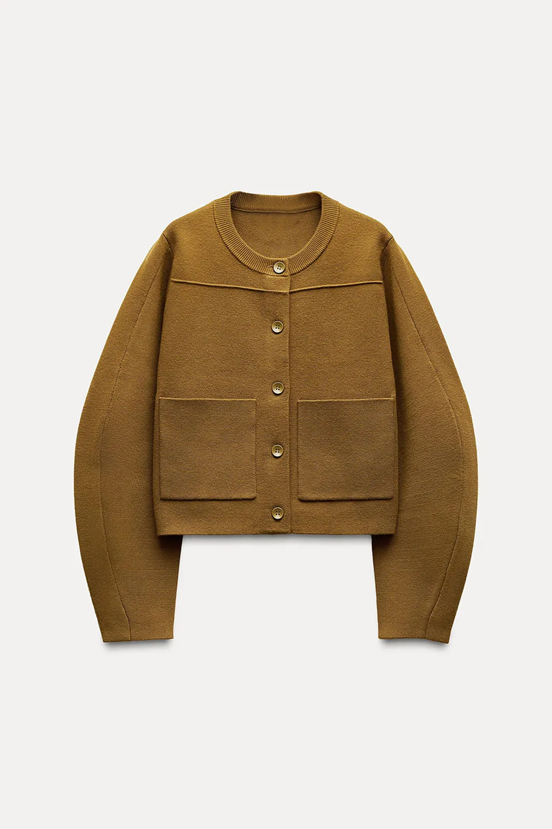 Solid Pocket Button Sweater Cardigan sold by Micas product image thumbnail 2