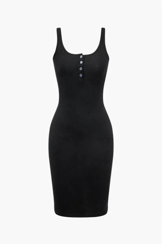 Solid knap slip maxi kjole sold by Micas