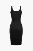 Solid knap slip maxi kjole sold by Micas