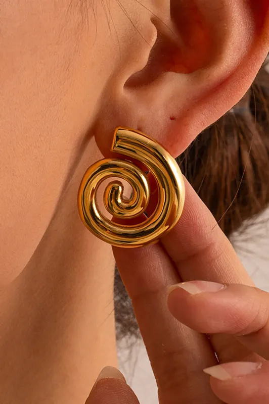 Rotating Pattern Earrings sold by Micas