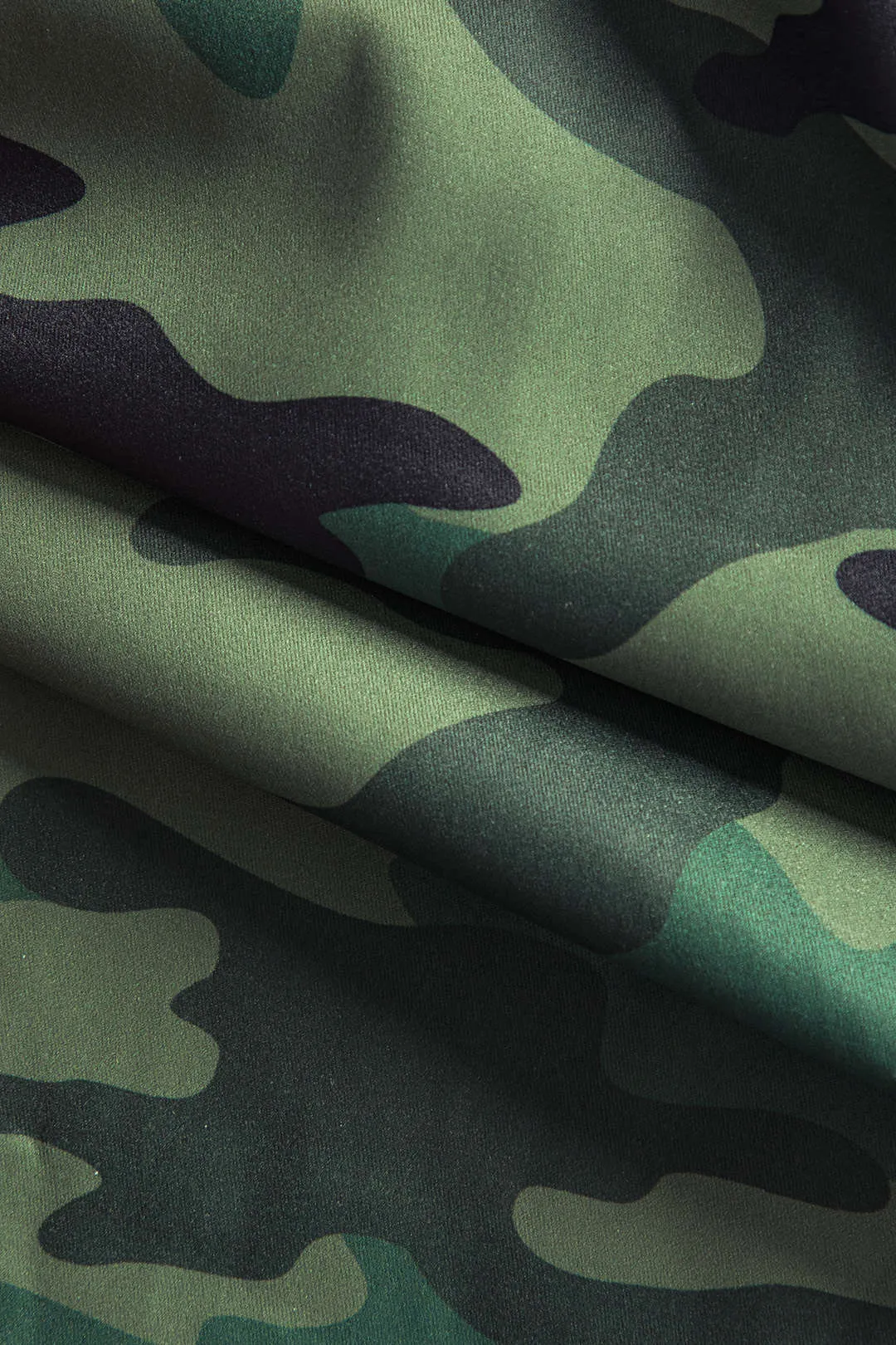 Plus Size Camo Print Button Zipper Trousers sold by Micas product image thumbnail 3