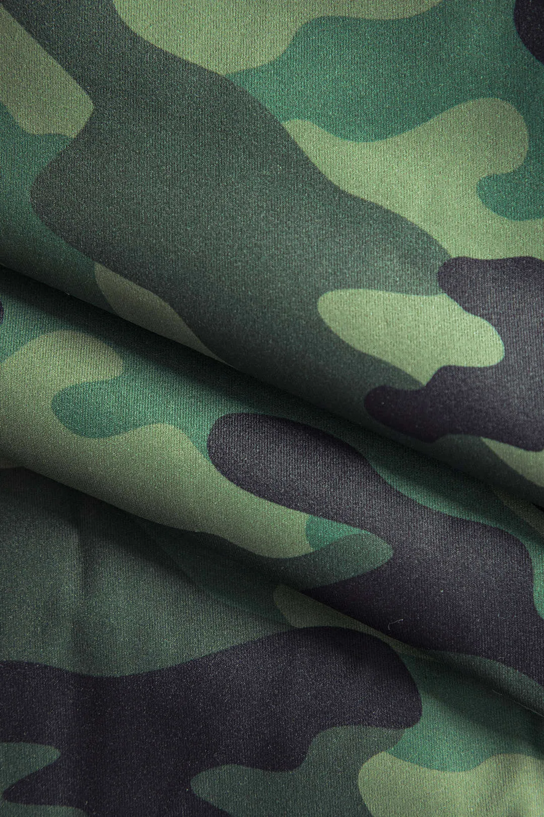 Plus Size Camo Print Button Zipper Trousers sold by Micas product image thumbnail 4
