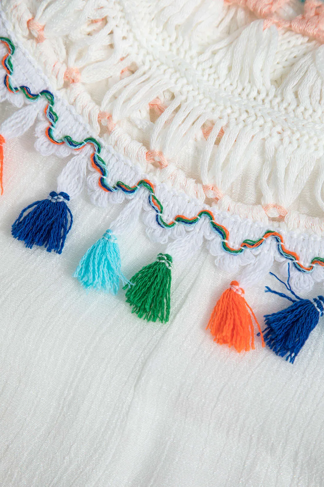 Plus Size Fringe Backless Cover Up sold by Micas product image thumbnail 4