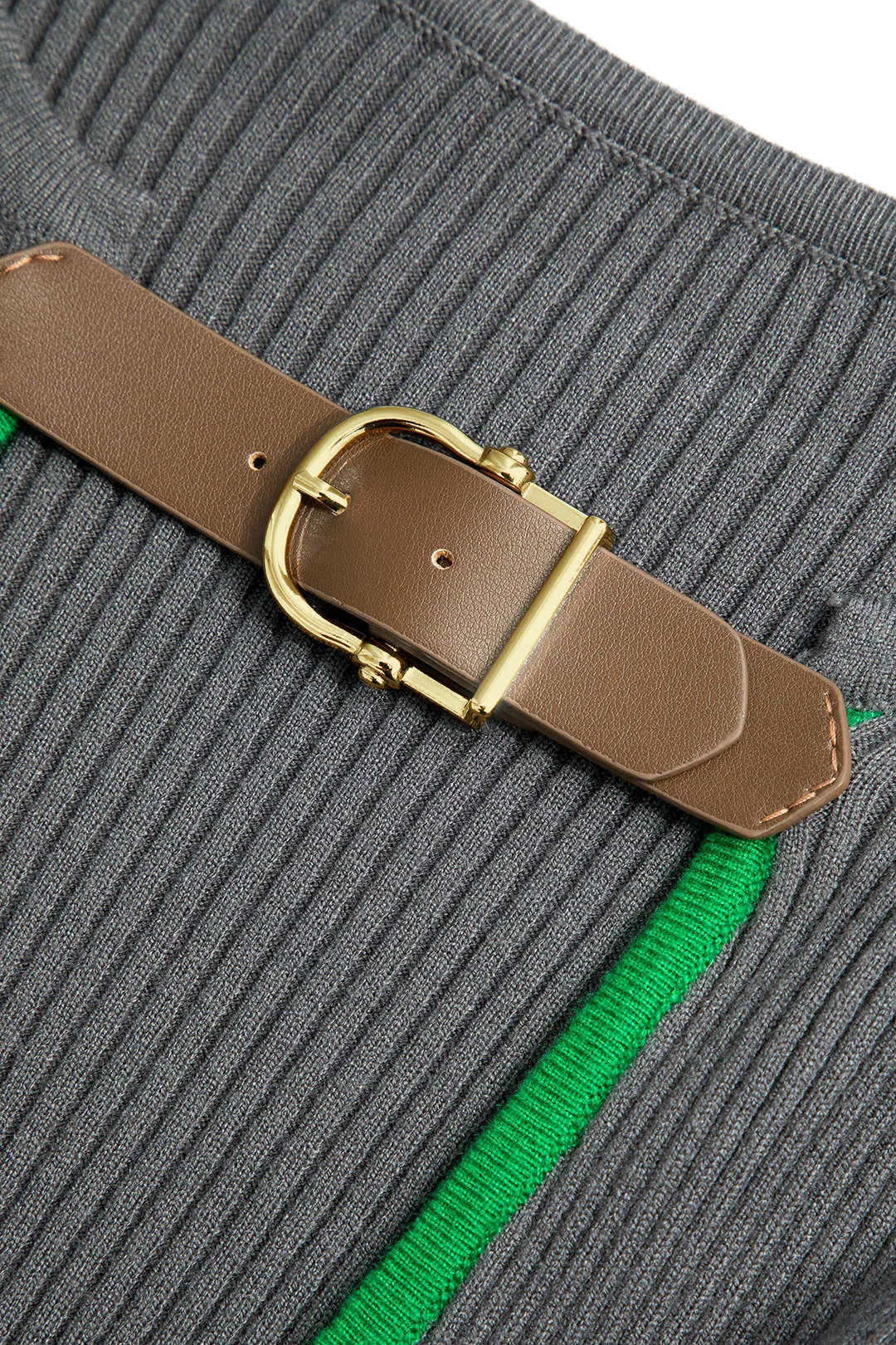 Kontrast udskåret strikkjole sold by Micas product image thumbnail 4