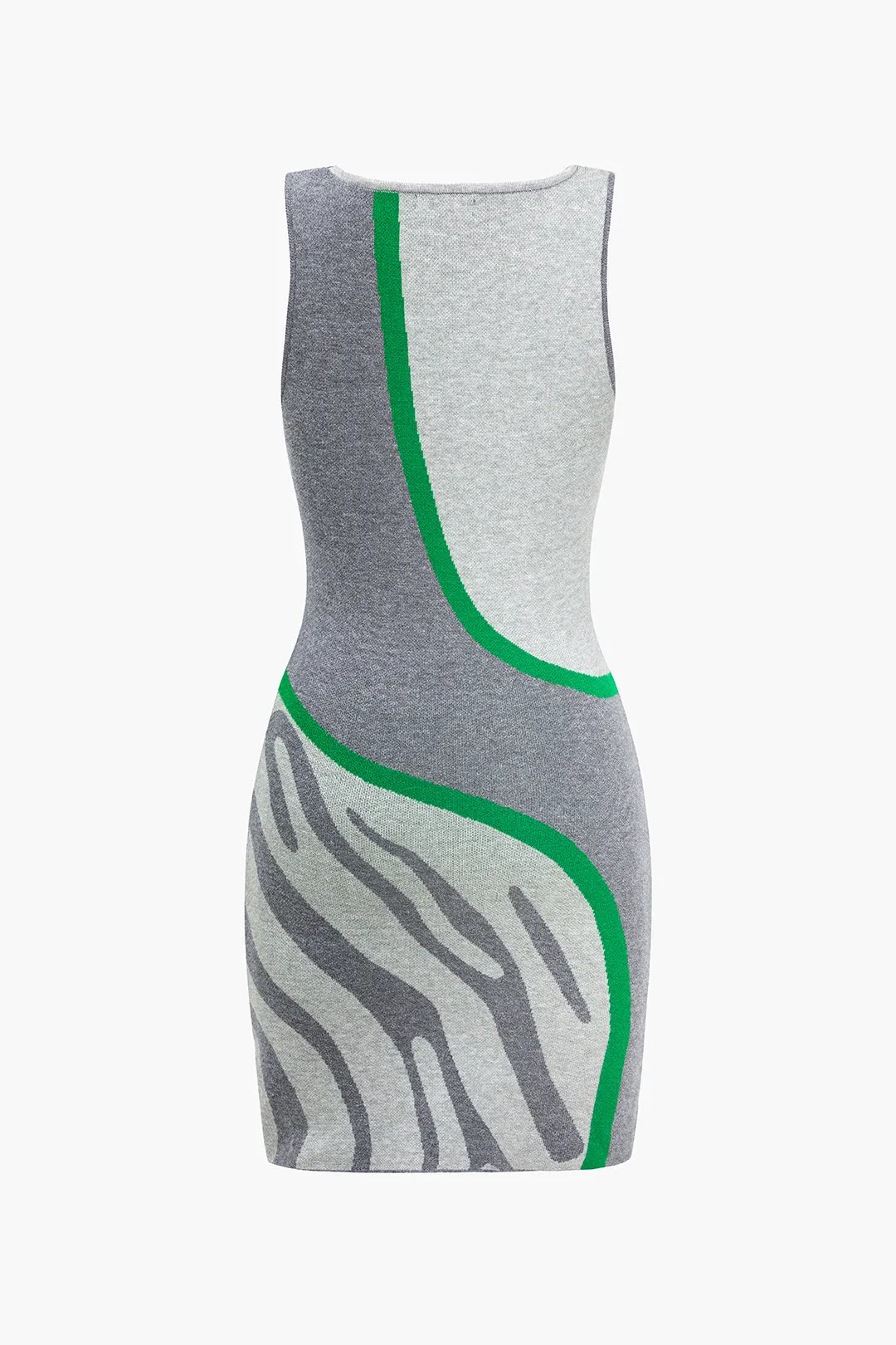 Color Block Zebra Sweater Dress sold by Micas product image thumbnail 3
