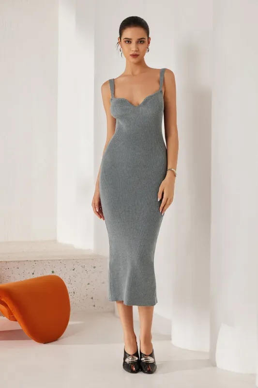 Basic Solid Slip Sweater Dress sold by Micas