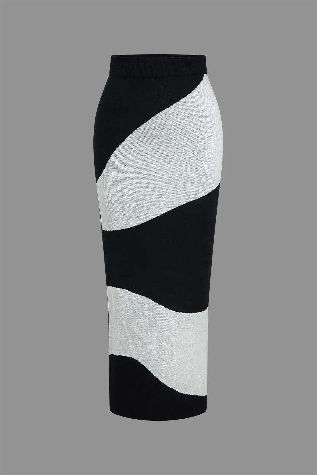 Basic Zebra Print Strik Cami Top Og Nederdel Sæt sold by Micas product image thumbnail 4