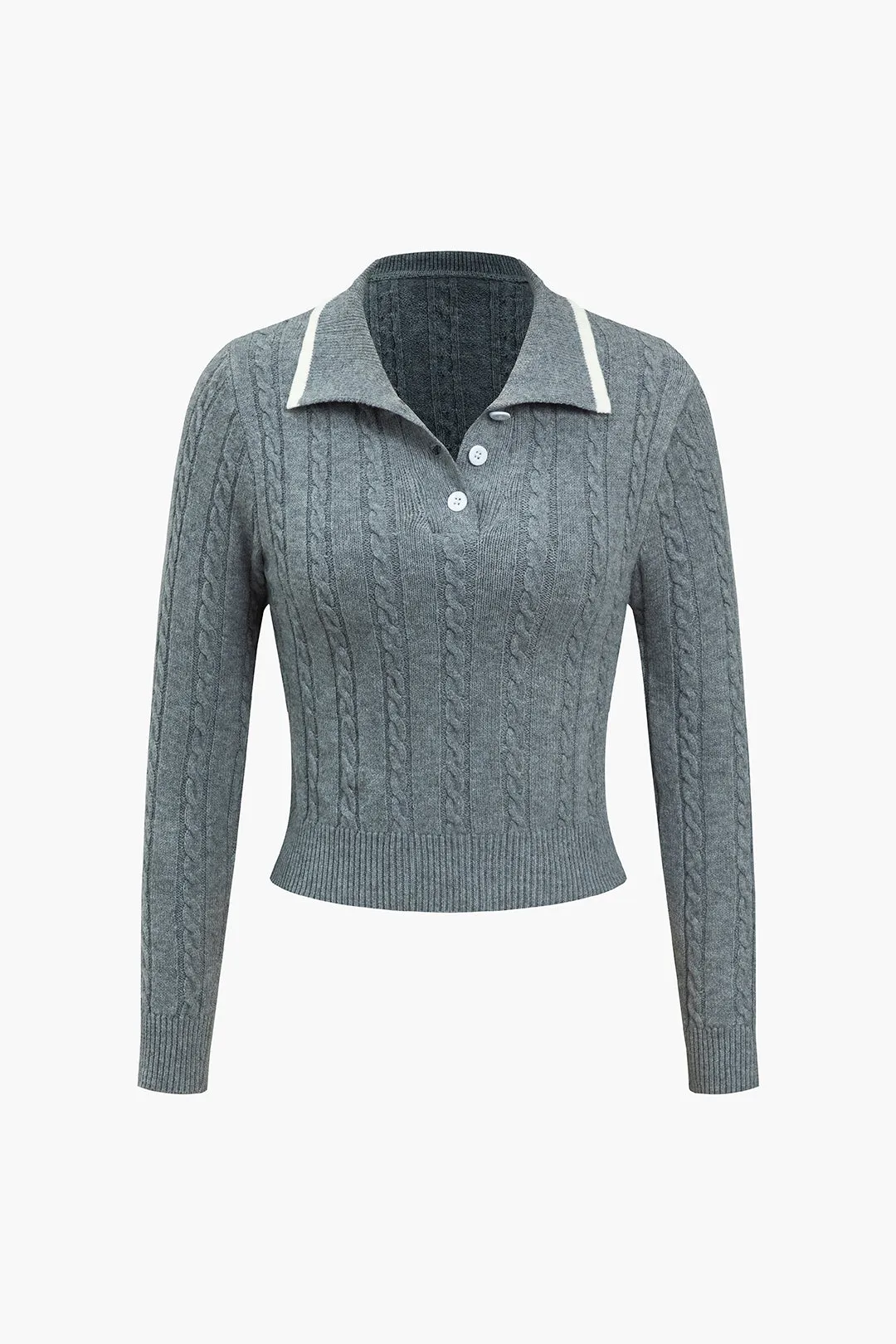 Kabelstrikfarveblokskørt sæt sold by Micas product image thumbnail 3