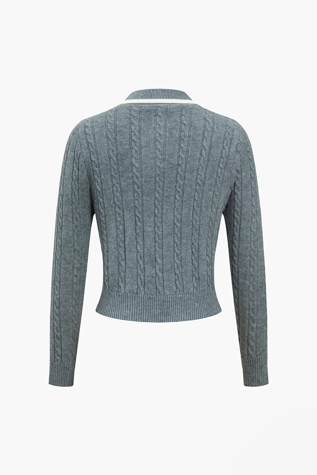 Kabelstrikfarveblokskørt sæt sold by Micas product image thumbnail 5