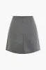 Solid Pleated Tie Mini Skirt sold by Micas