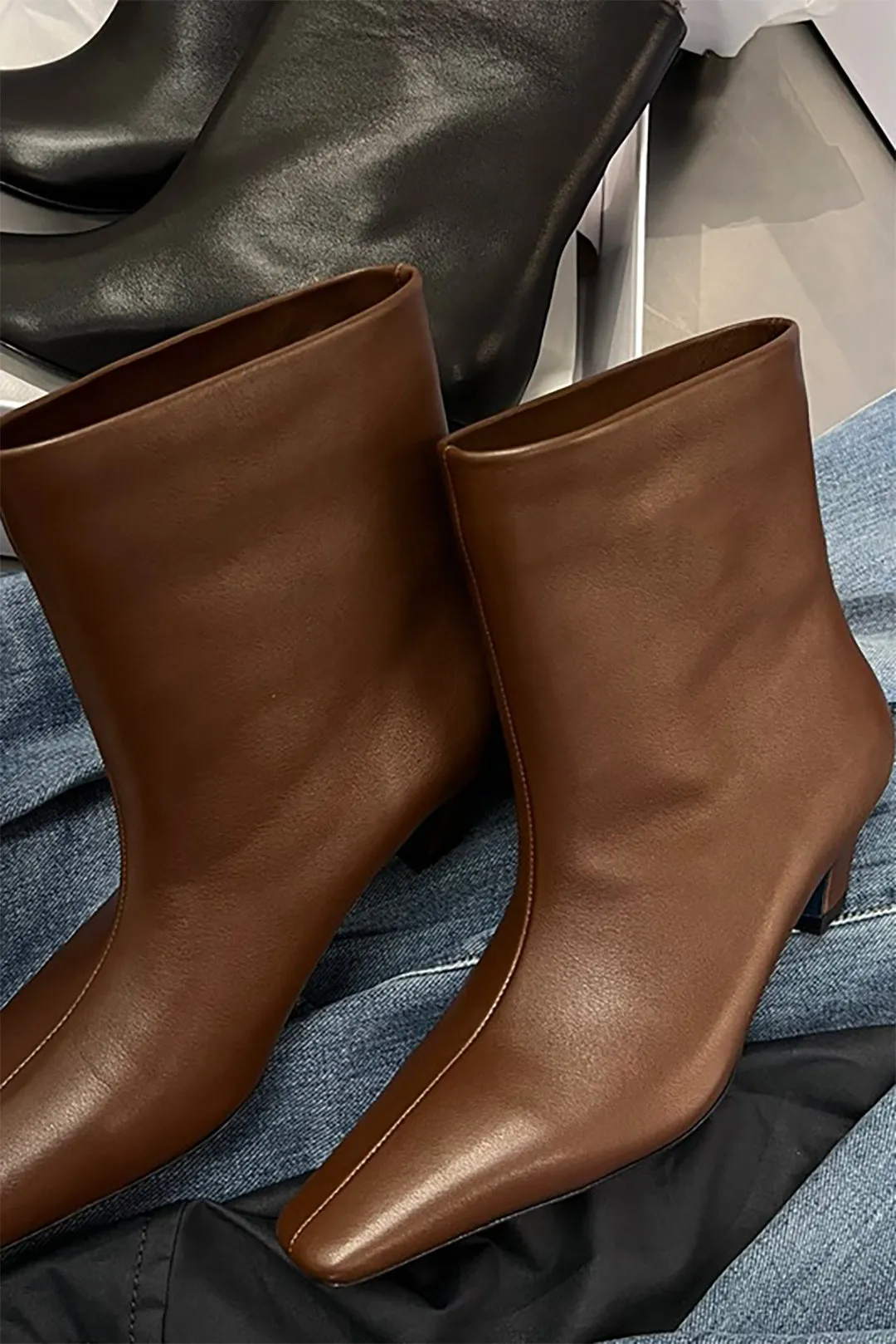 Floral Print High Heel Pointed Toe Ankle Boots sold by Micas product image thumbnail 2