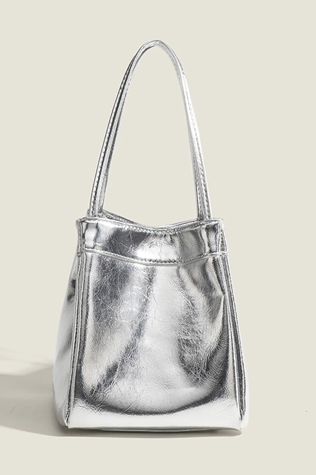 Faux Leather Texture Tote Bag sold by Micas product image thumbnail 4