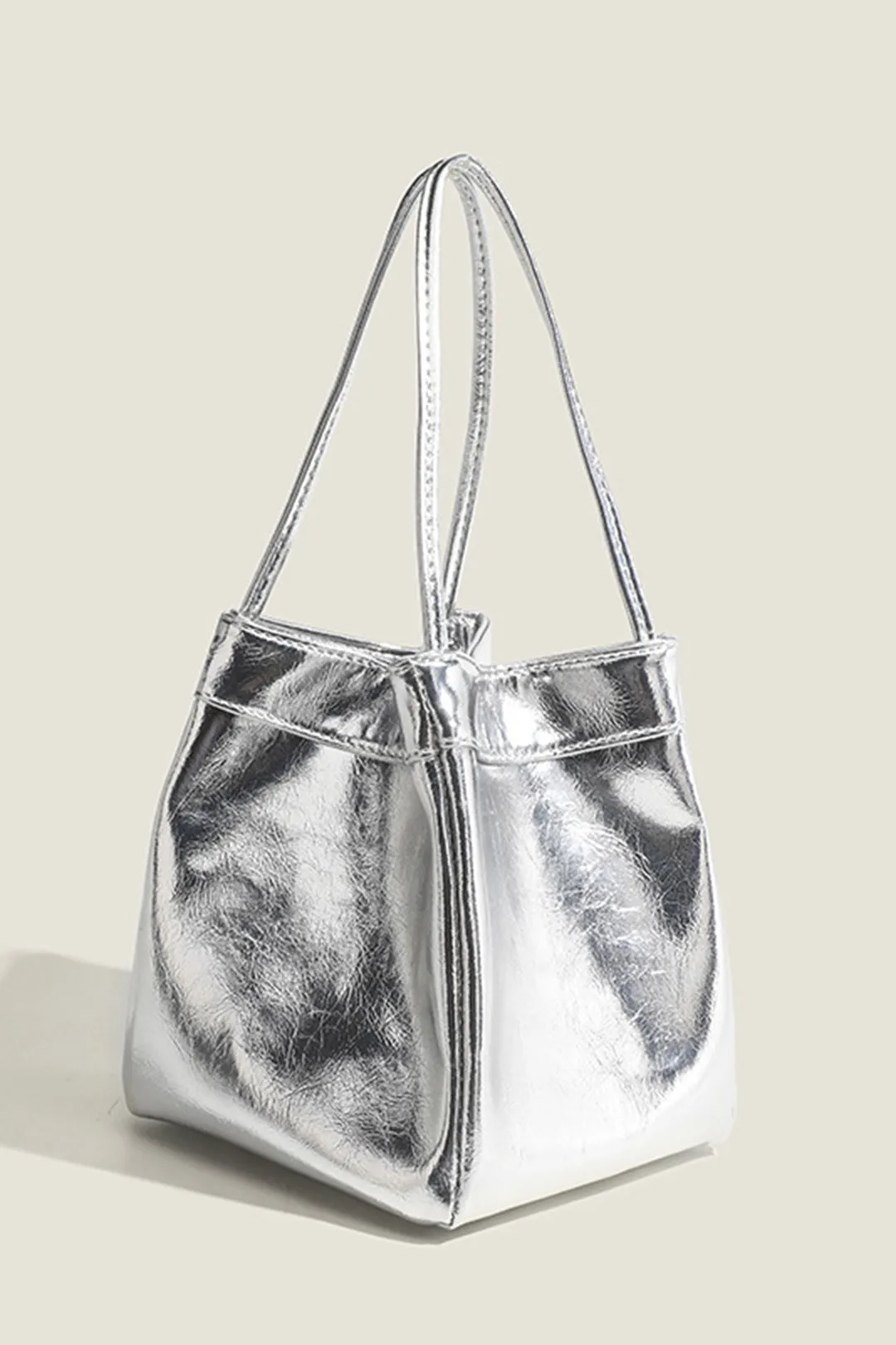 Faux Leather Texture Tote Bag sold by Micas product image thumbnail 2