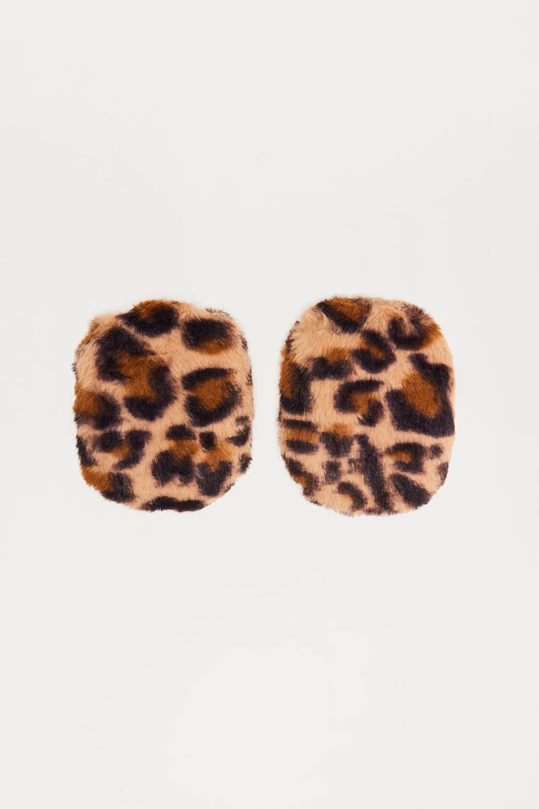 Plush Leopard Print Earmuffs sold by Micas product image thumbnail 2