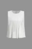 Solid Ruched Tank Top sold by Micas