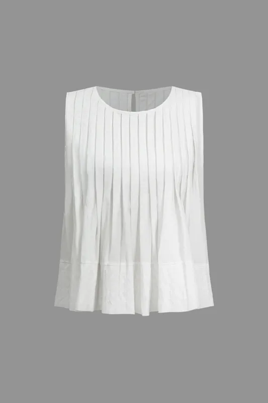 Solid Ruched Tank Top sold by Micas