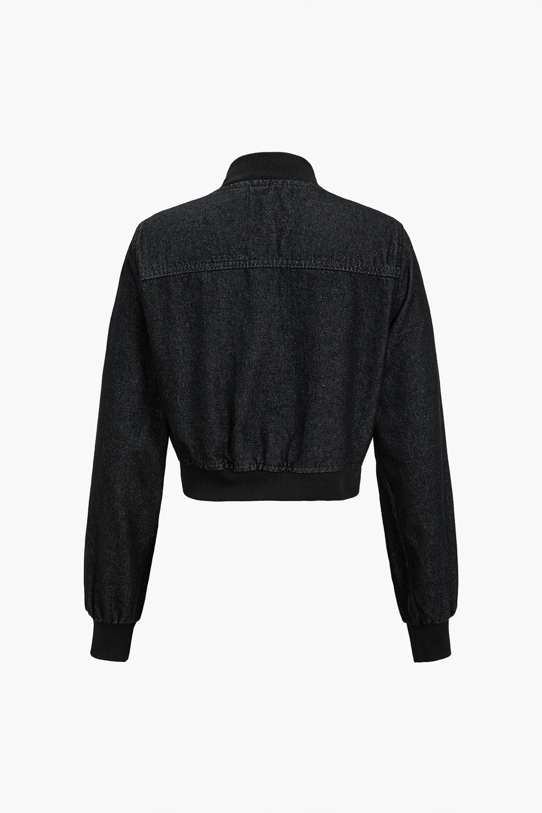 Solid Button Pocket Denim Outerwear sold by Micas product image thumbnail 2