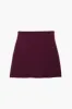 Basic Solid Knit Mini Skirt sold by Micas