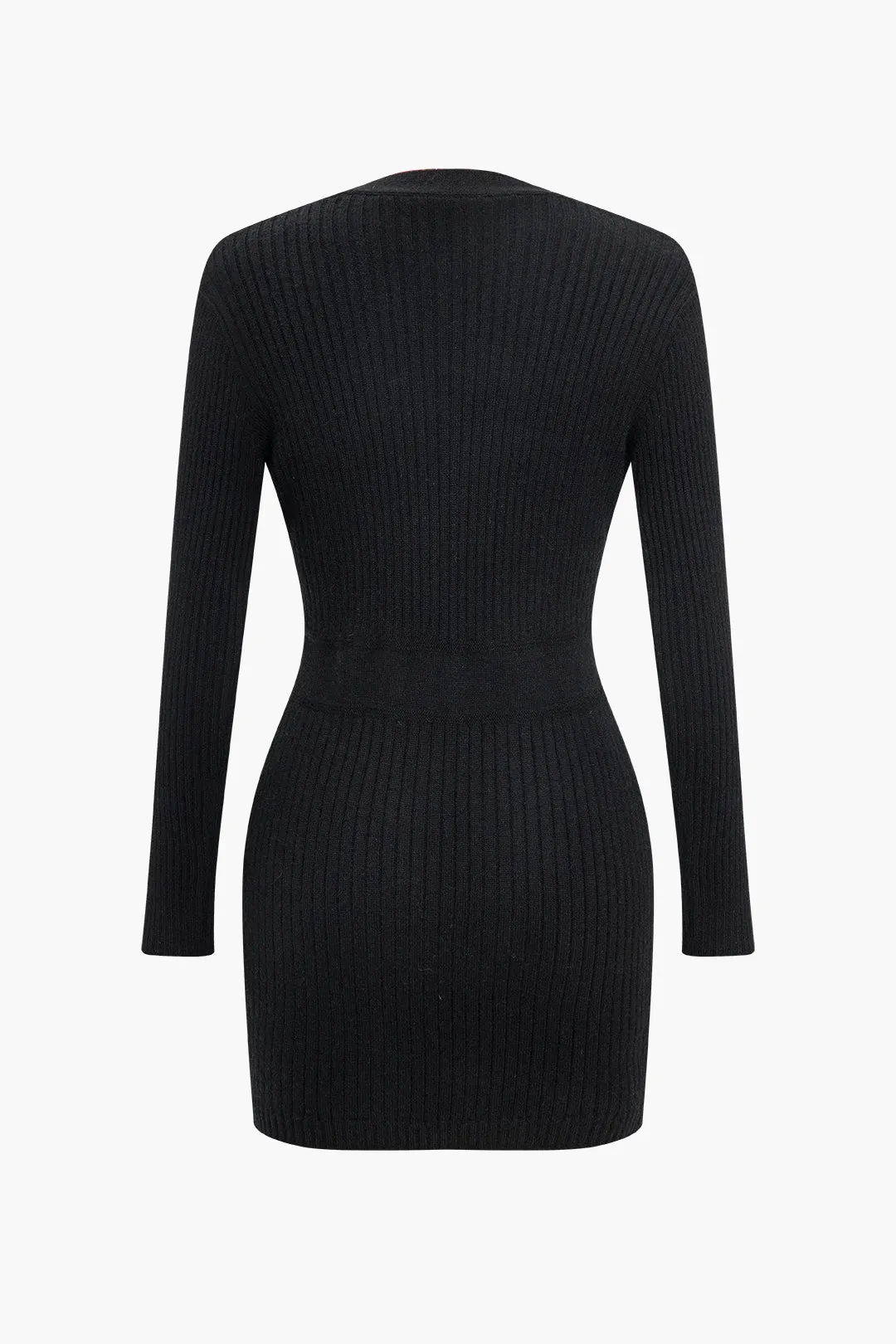 Solid strik -knap mini kjole sold by Micas product image thumbnail 2