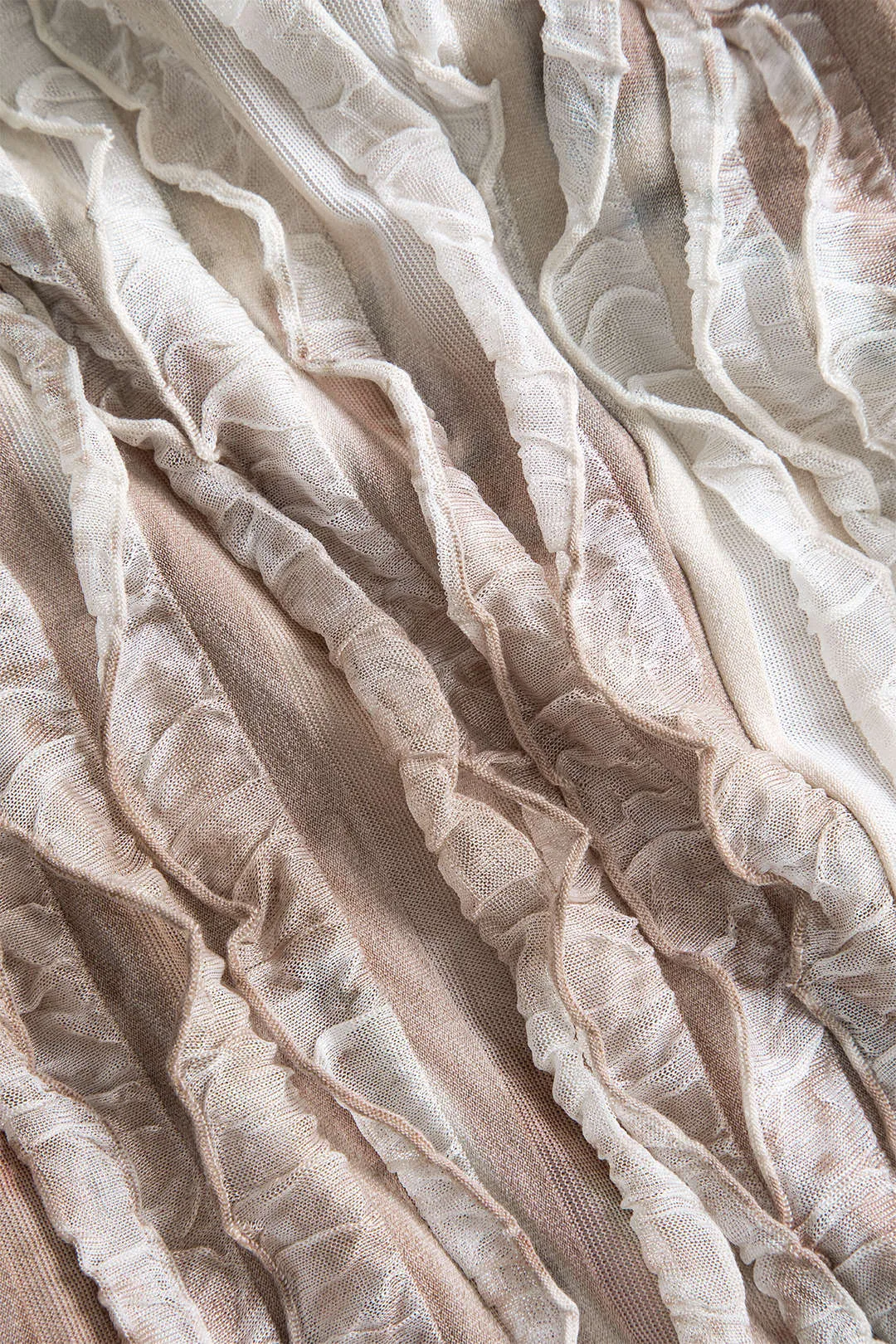 Tie farvestof udskriv rygfri ruffle maxi kjole sold by Micas product image thumbnail 3