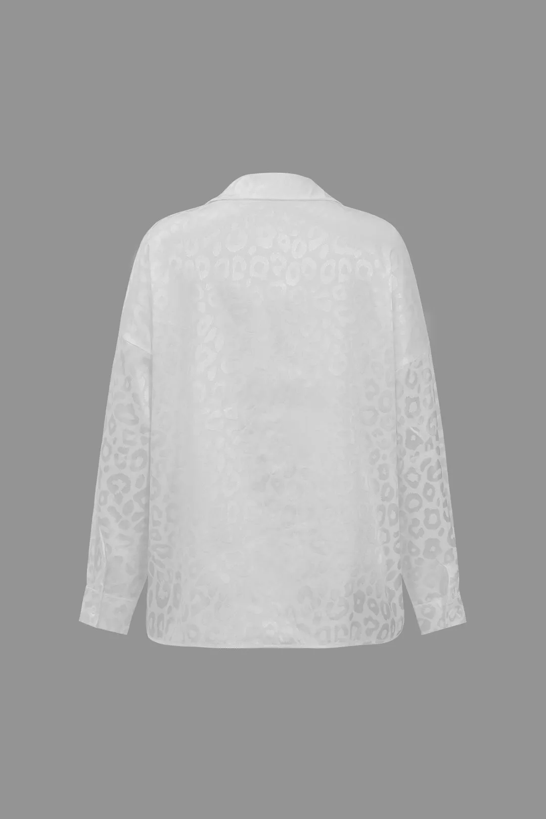 Leopard print løse langærmede buksesæt sold by Micas product image thumbnail 5