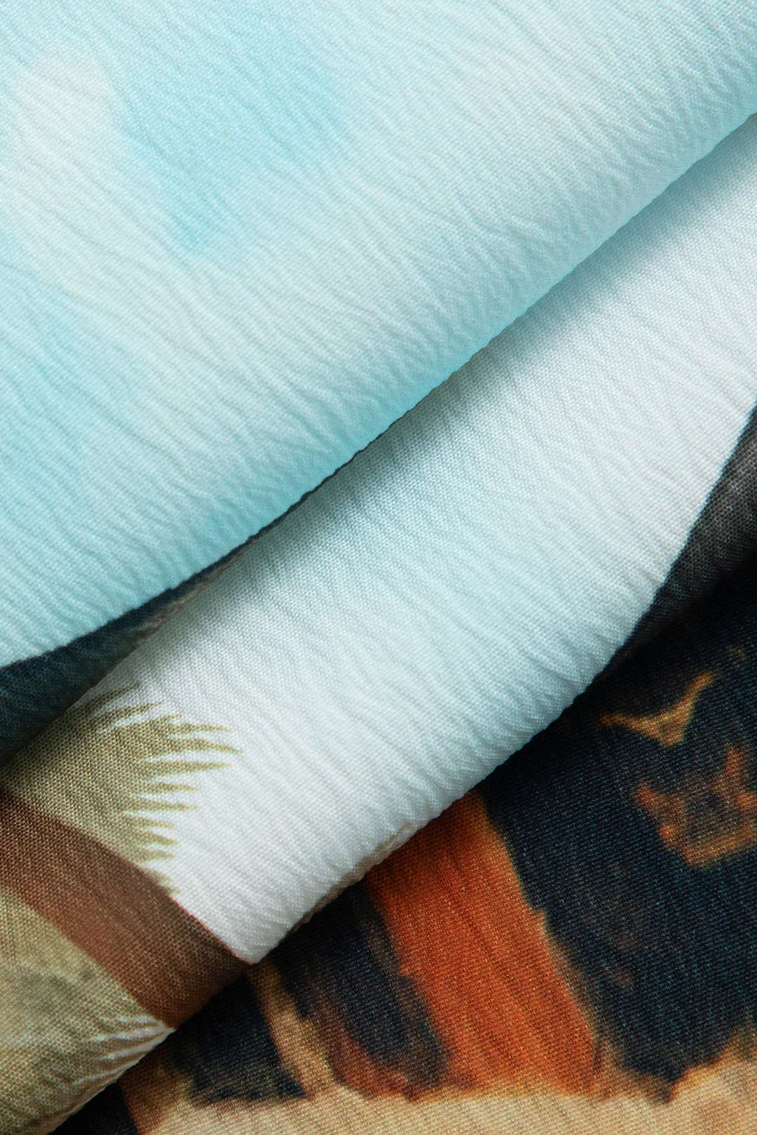 Coconut Palm Print Ruched Twist Knot Skirt Set sold by Micas product image thumbnail 5