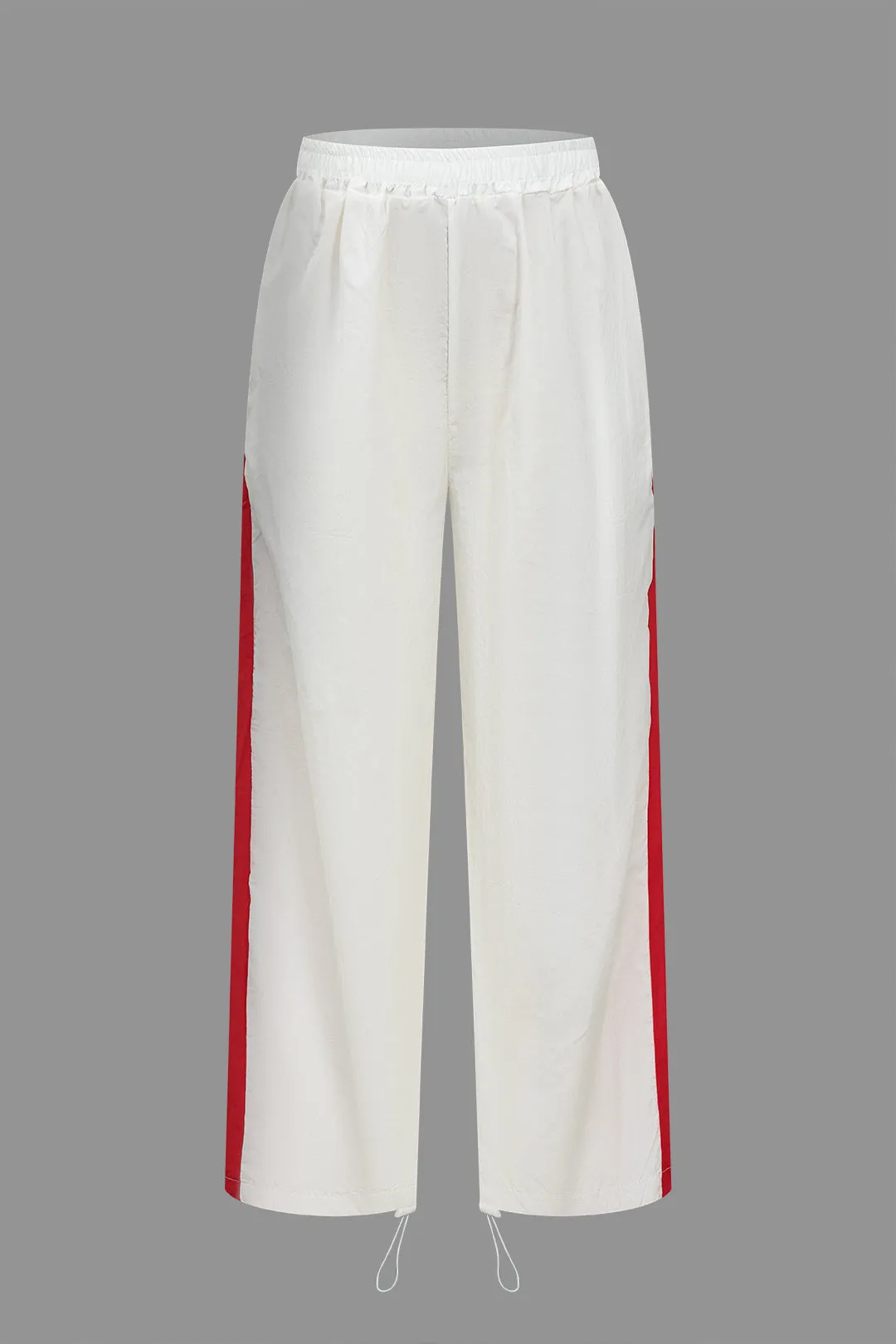 Farveblok brede benbukser sold by Micas