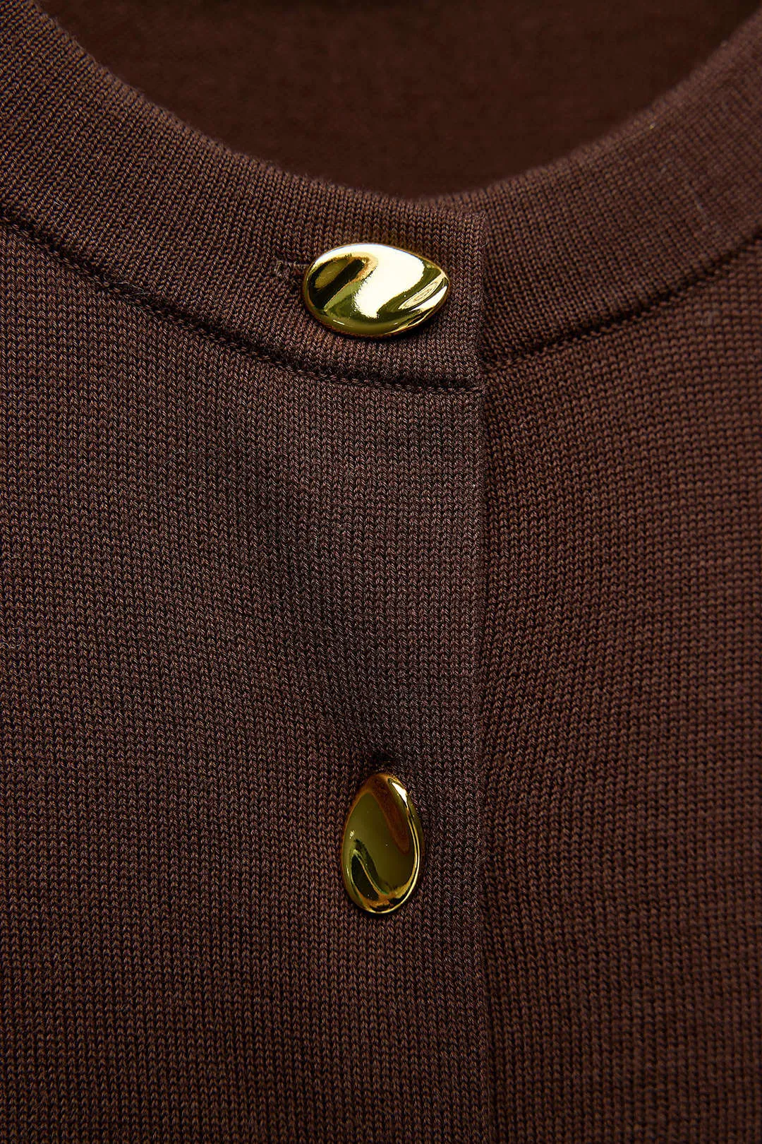 Solid Knit Button Cardigan sold by Micas product image thumbnail 4
