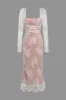 Lace Long Sleeve Maxi Dress sold by Micas