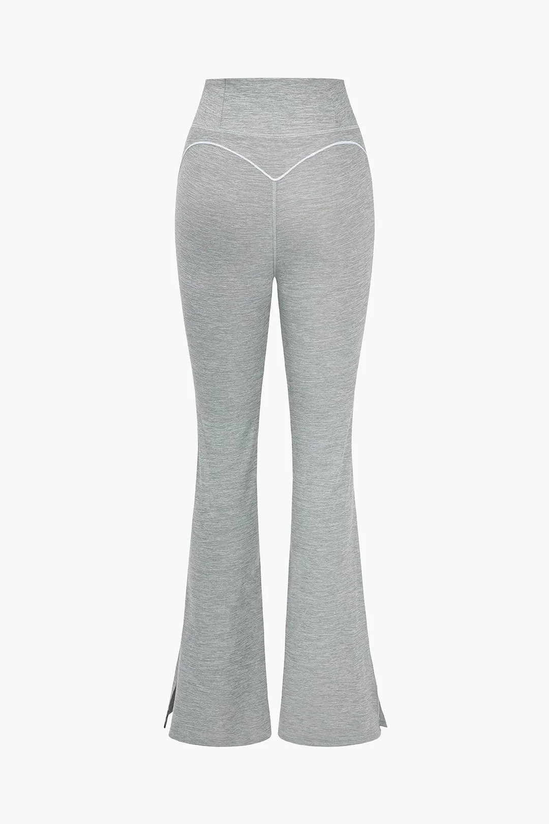 Basic Solid Sports Flared Trousers sold by Micas product image thumbnail 2