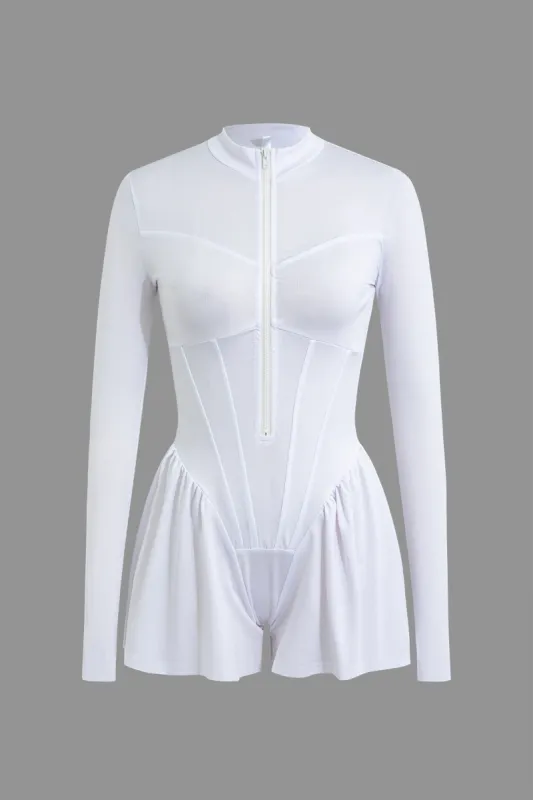 Korset lynlås Sportywear Bodysuit sold by Micas