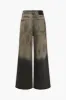 Tie farvestof rippede brede ben jeans sold by Micas