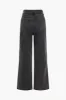 Lynlås side brede ben jeans sold by Micas