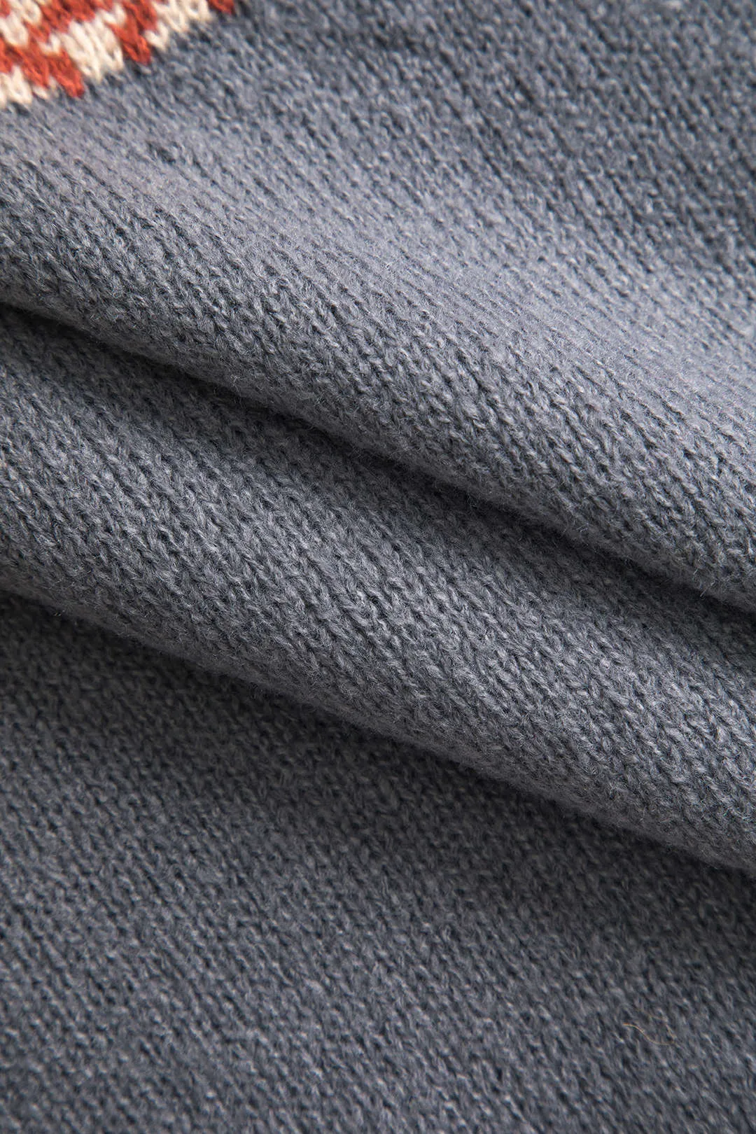 Contrast Sweater Long-Sleeve Top sold by Micas product image thumbnail 3