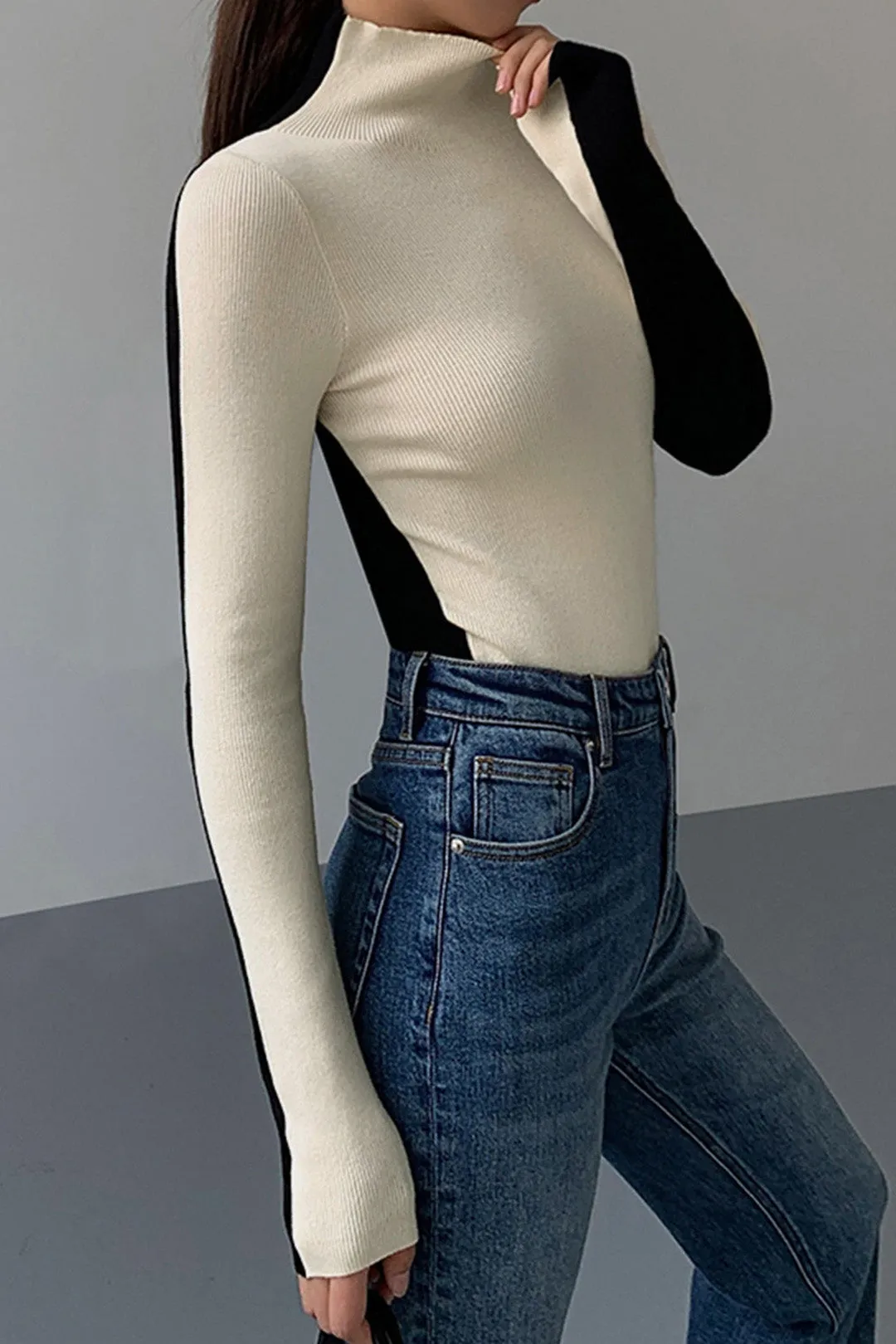 Kontrast langærmet top sold by Micas product image thumbnail 5