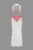 Fringe Mesh Backless Maxi Dress sold by Micas