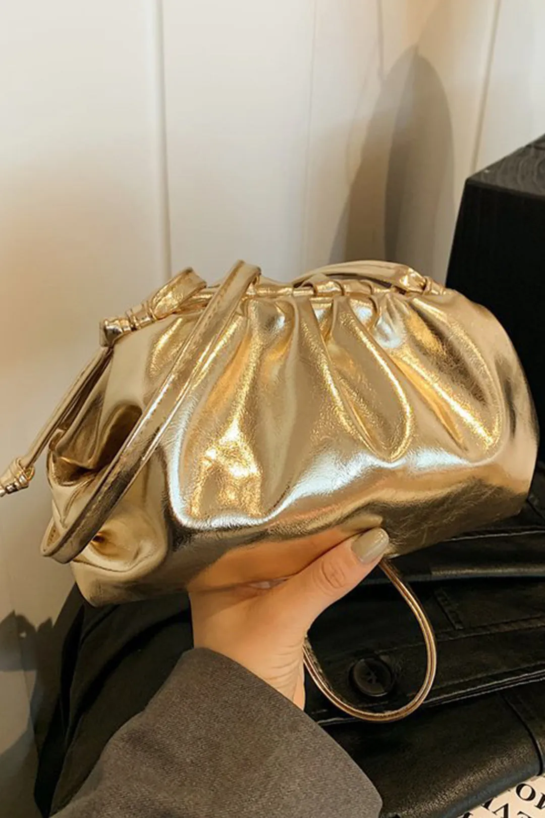 Tote-taske i imiteret læder sold by Micas product image thumbnail 2