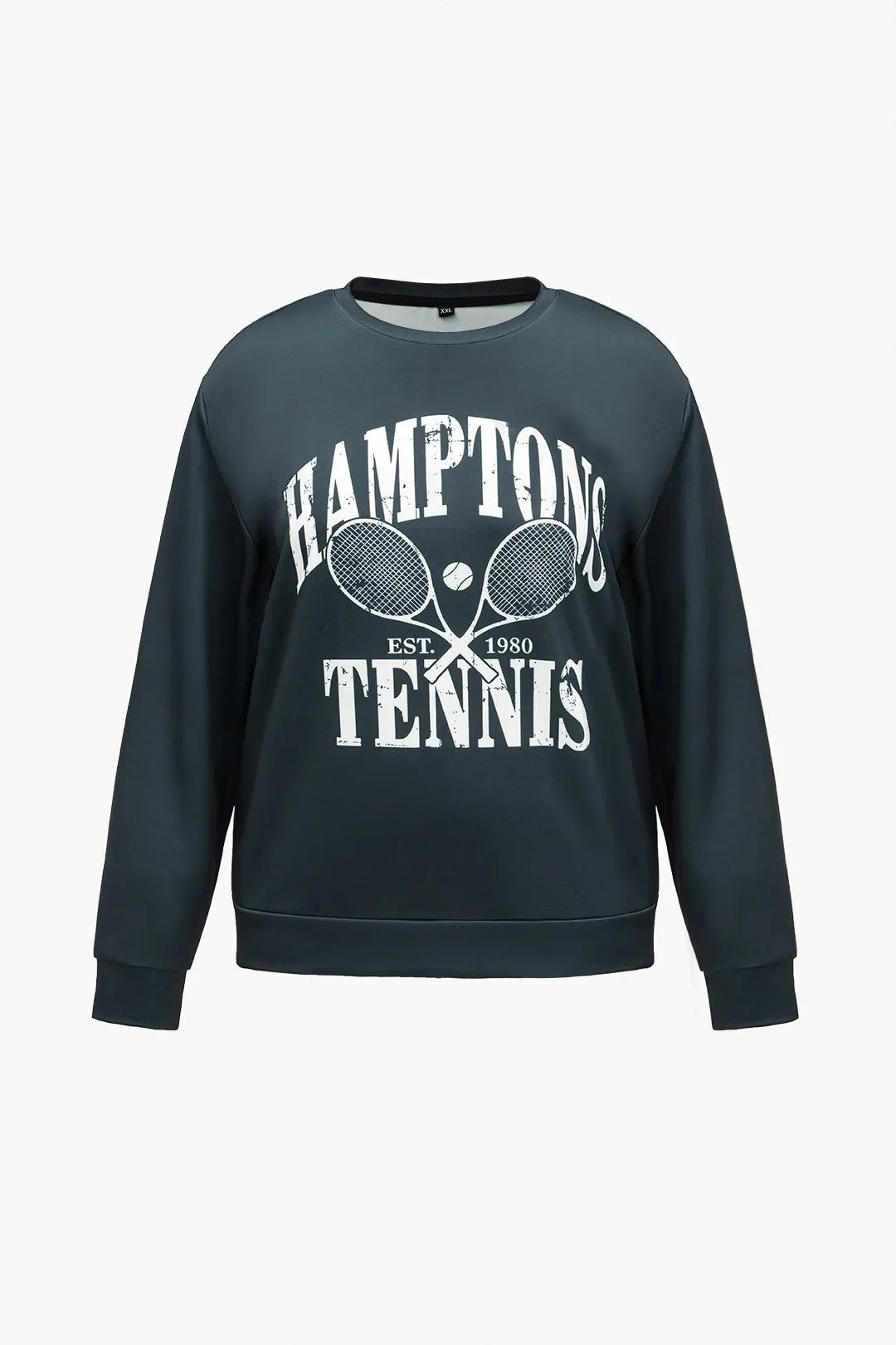 Plus Size Letter Print Loose Sweatshirt sold by Micas