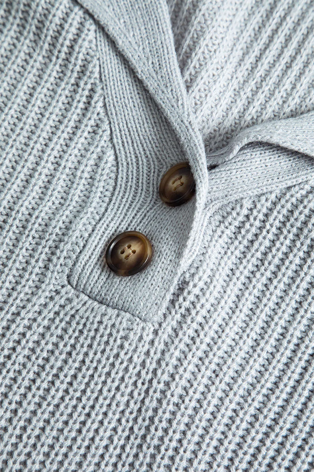 Solid Knit Button Cardigan sold by Micas product image thumbnail 4