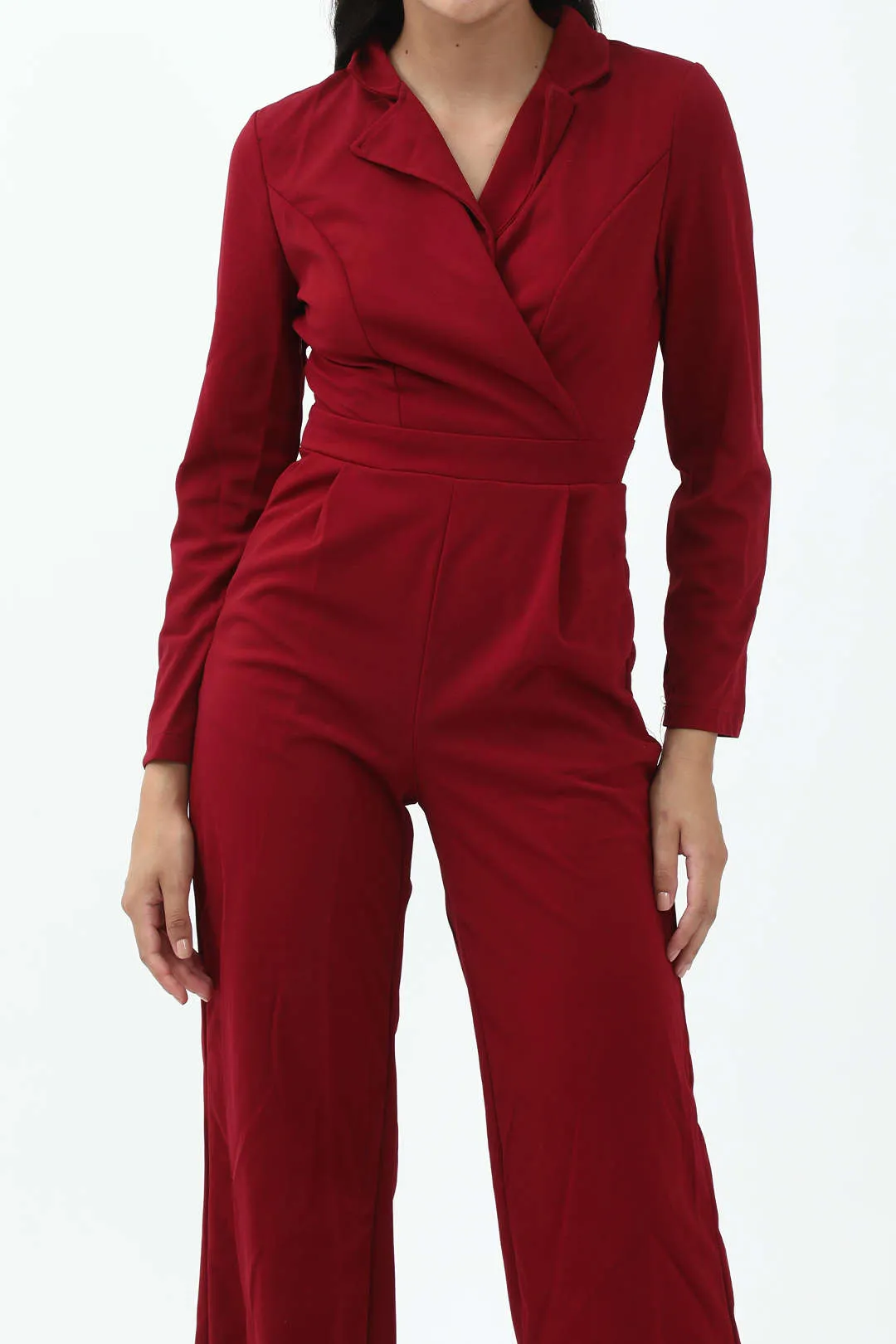 Basic Solid Blazer Jumpsuit sold by Micas product image thumbnail 3