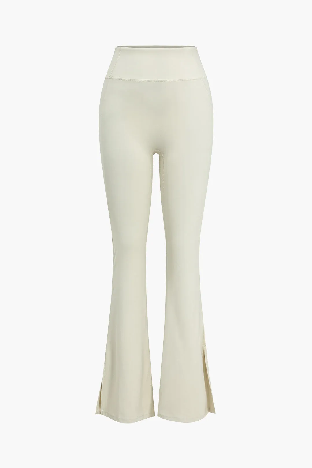 Basic Solid High-Waisted Sports Pants sold by Micas