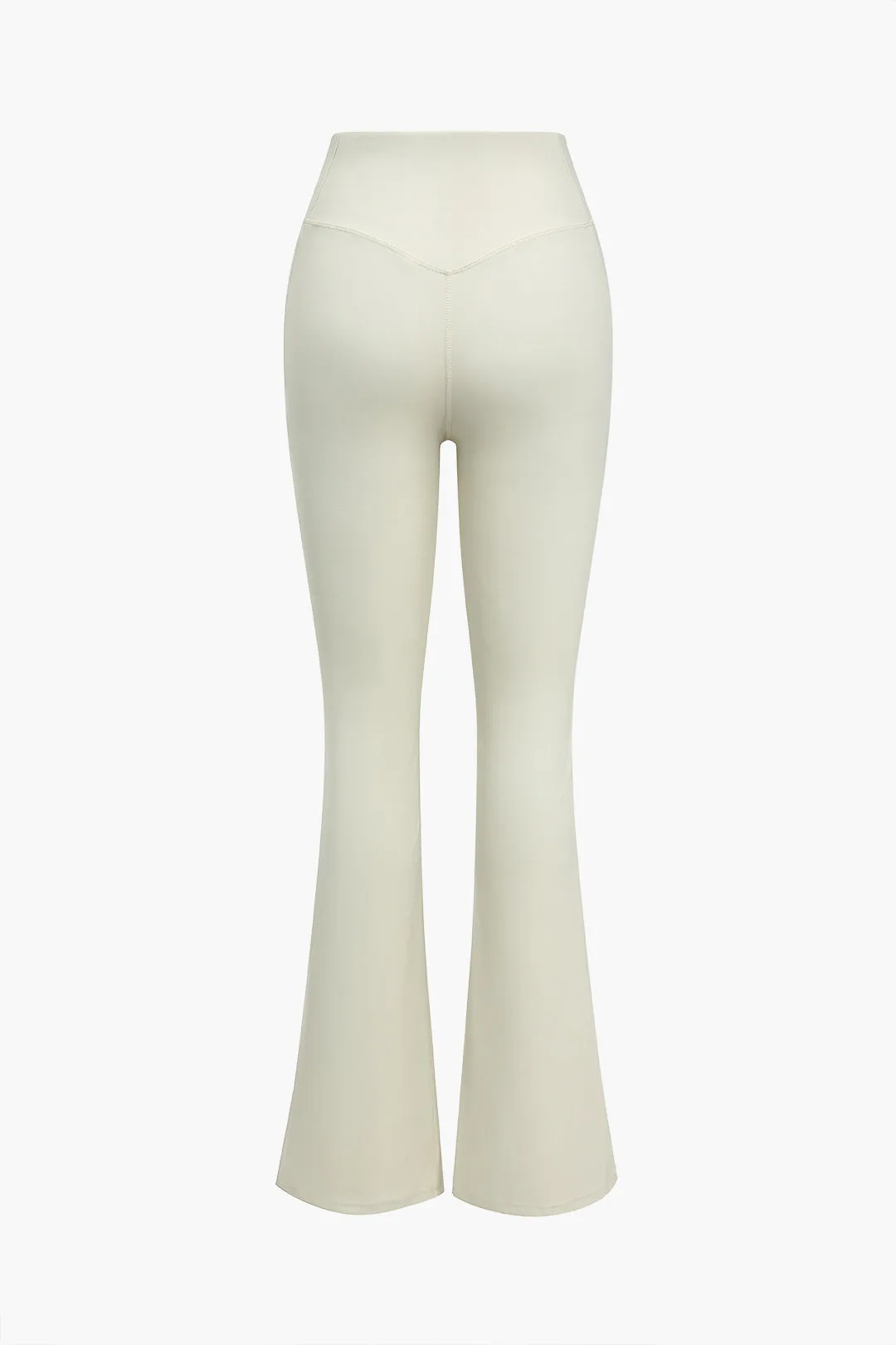 Basic Solid High-Waisted Sports Pants sold by Micas product image thumbnail 2