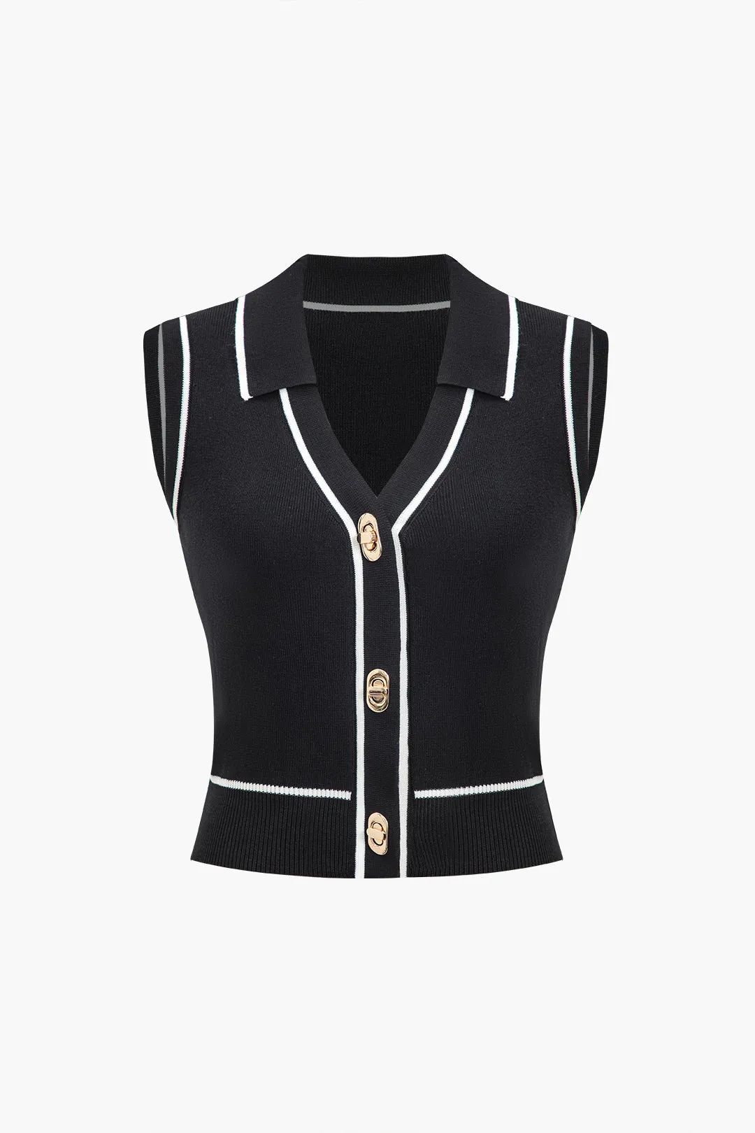 Strik farveblokknapvest sold by Micas