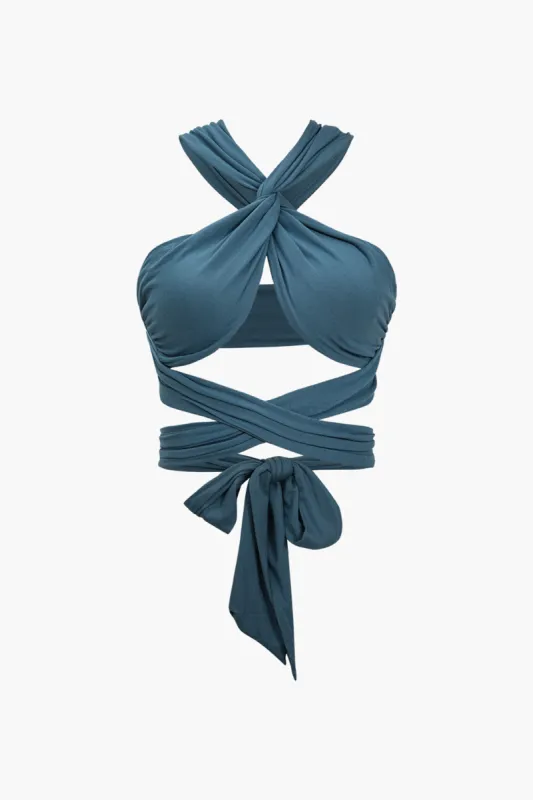 Solid Twist Knot Cami Top sold by Micas