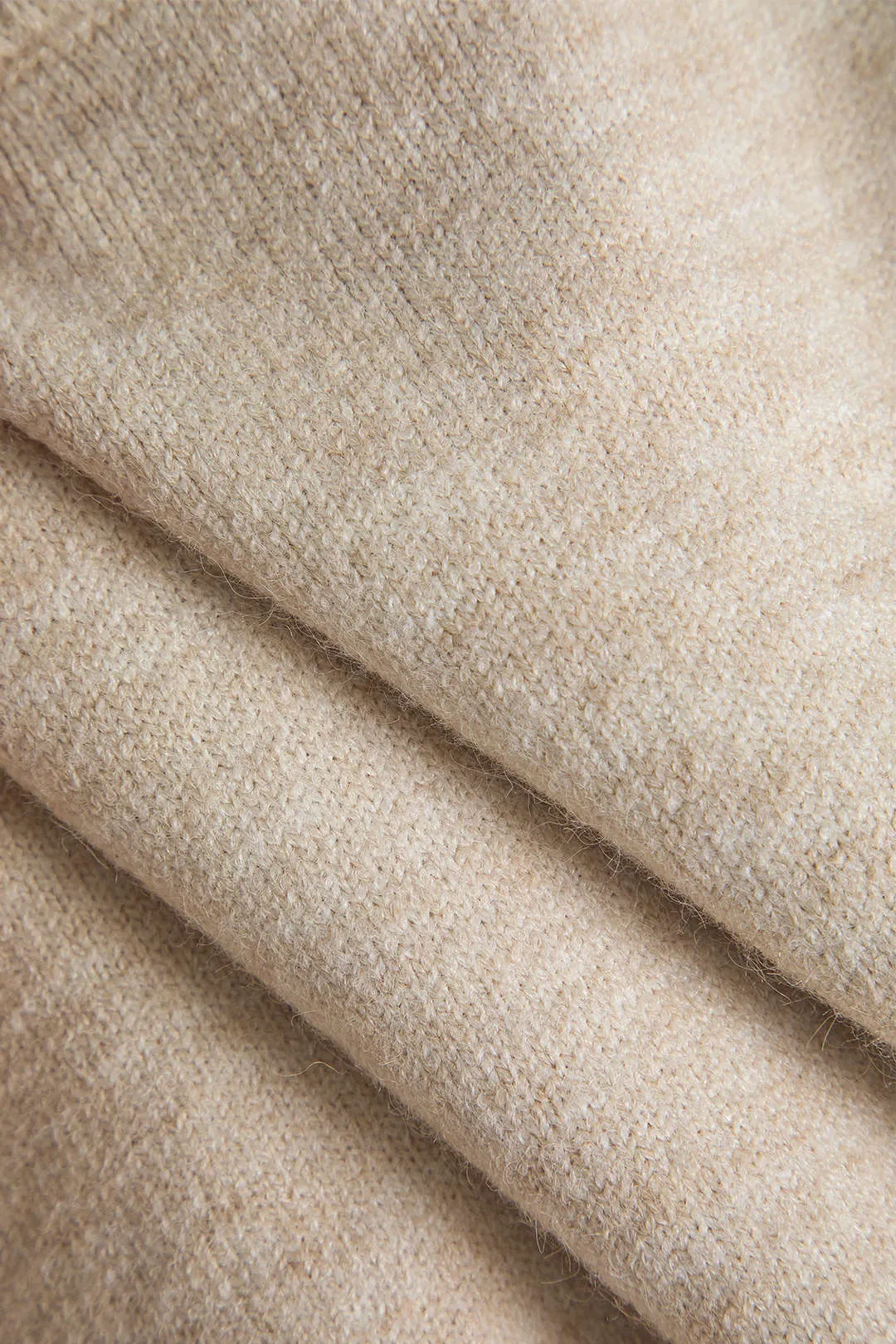 Solid lynlås sweater langærmet top sold by Micas product image thumbnail 3