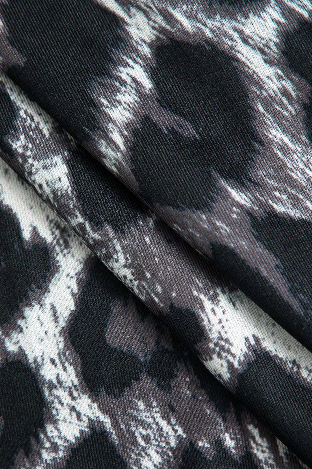 Leopard Print Short Sleeve V-Neck Romper sold by Micas product image thumbnail 3