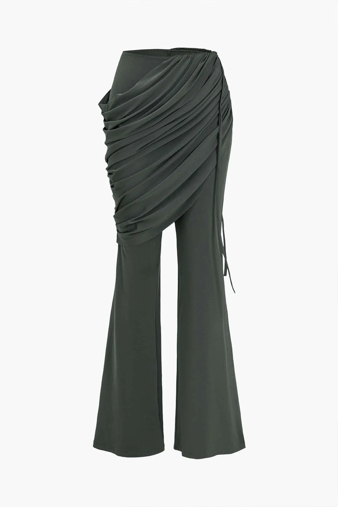 Solid top og asymmetrisk buksesæt med snoretræk sold by Micas product image thumbnail 4