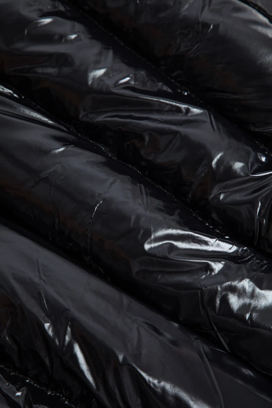 Solid Button Boat Neck Puffer sold by Micas product image thumbnail 3