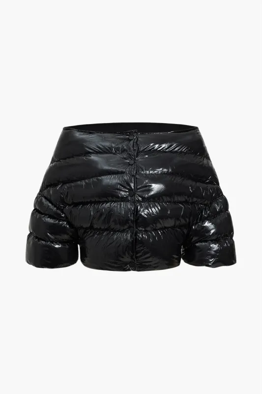 Solid knap bådhals puffer sold by Micas